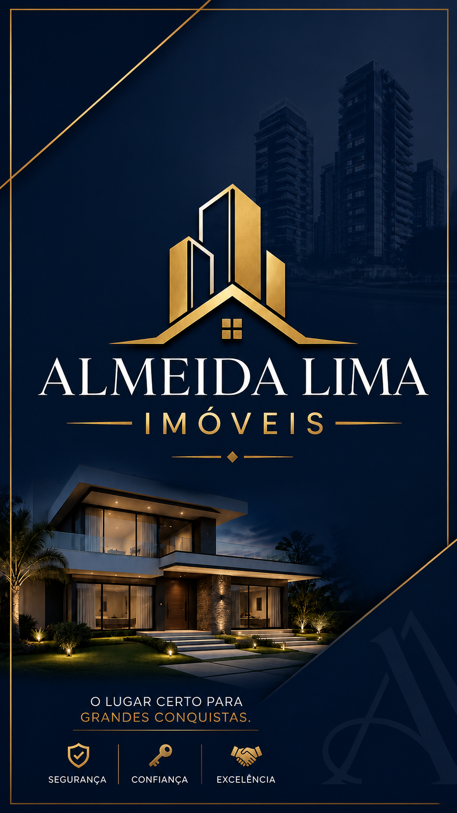 Publicidade vertical da Almeida Lima Imóveis